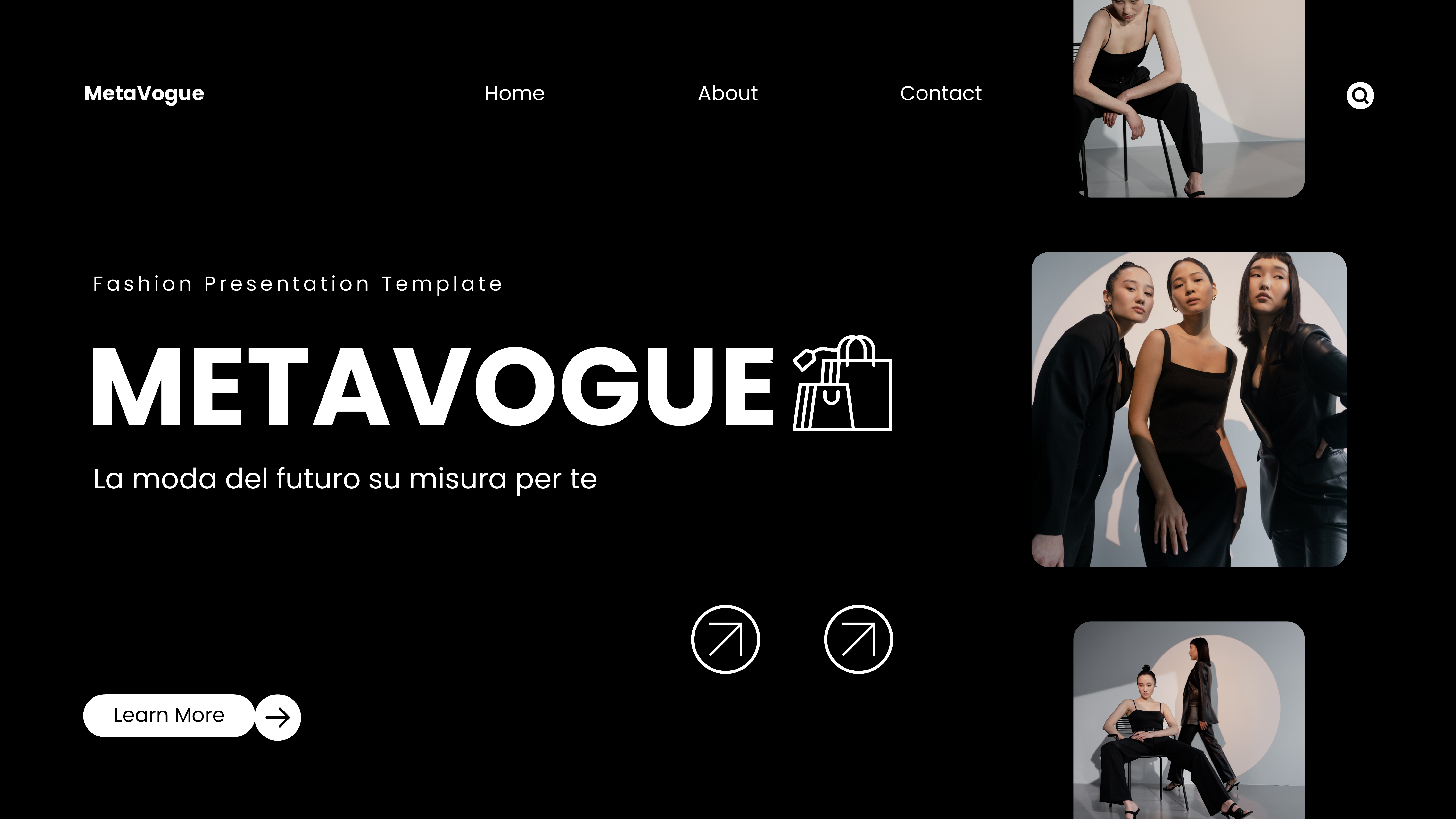 MetaVogue — copertina della presentazione